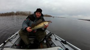 Со спиннингом в середине марта. Самарская область.