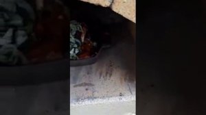 Помпейская печь  в работе