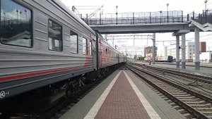 ЭП2К-005 с поездом 110 Рубцовск - Омск