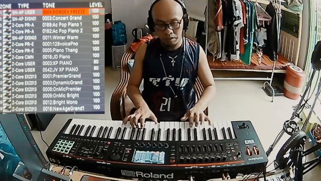 Fantom 06 Piano Selection SN Zen core and EXZ013 concert grand pno смотреть онлайн