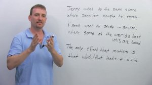 Learn English Grammar: The Adjective Clause (Relative Clause)