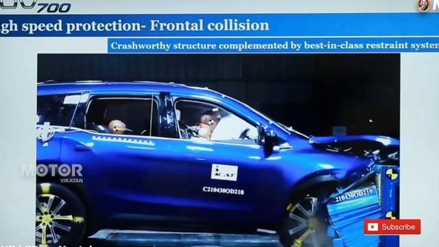 mahindra xuv700 crash test, xuv700 crash test, mahindra xuv700 full details crash video @CarsSquad смотреть онлайн