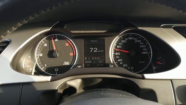 Audi A4 B8 2.0TDI Acceleration 0-100 Multitronic Drive mode смотреть онлайн