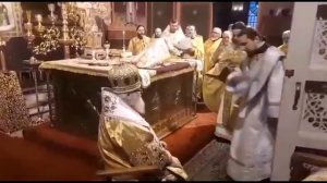 Рукоположение диакона Илии в сан пресвитера.