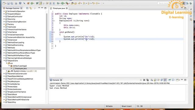 93 Java Object Clone | Online Training Download app from below link смотреть онлайн