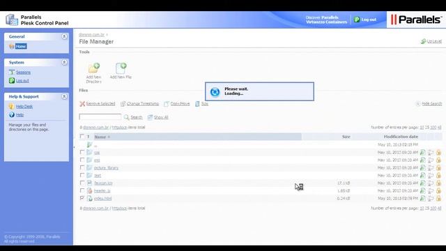 Painel Plesk - Como alterar permissão de pasta. смотреть онлайн