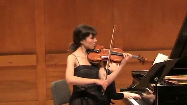 Mozart Sonata e-moll,violino&klavir. Part 2. Dina Nesterenko-violino,Oksana Glouchko-klavir смотреть онлайн