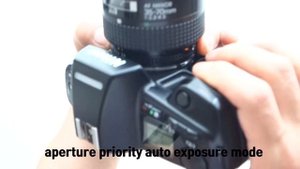 Nikon F90 film camera