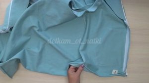 Обработка низа кулиской со шнуром