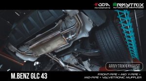 Mercedes AMG GLC43 Coupe?Armytrix Cat-Back Valvetronic Exhaust By Foda Motorsports