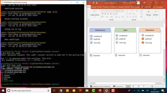 CURSO DE GIT - 19 - git diff. Parte 2 смотреть онлайн