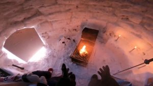ЭКСПЕРИМЕНТЫ В ИГЛУ  \ Якутия \ От свечи до костра и камина будет ли тепло в -32