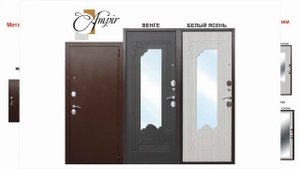 Обзор входных дверей Ferroni - сегмент 6 см