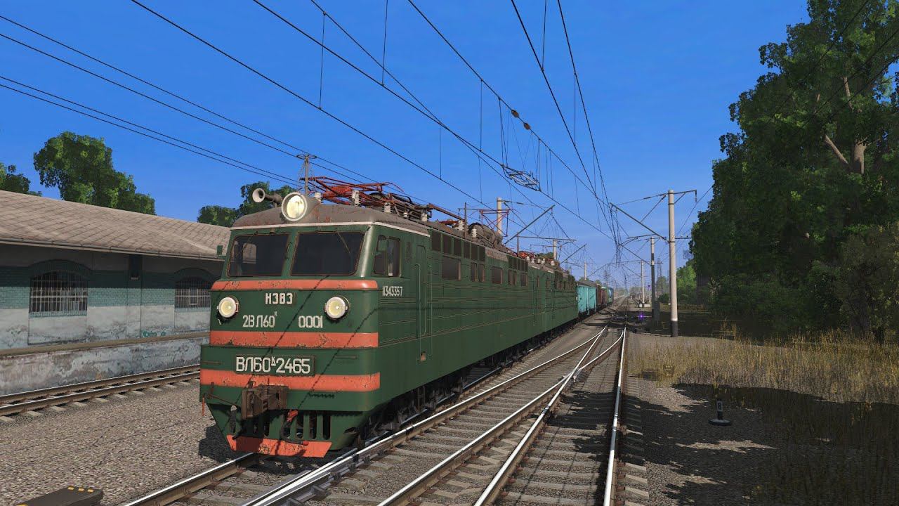Trainz Railroad Simulator 2019 сценарий "Грузовой до Одессы" смотреть онлайн