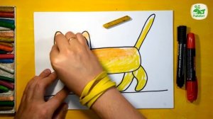 Как нарисовать Тигра, Урок рисования для детей от 3 лет