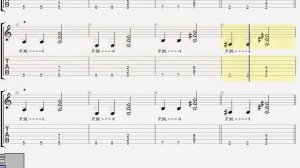 Как играть перебором песню «Лирика» гр. «Сектор газа»