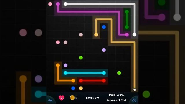 flow game facebook - jumbo pack level 79 Connect the dots