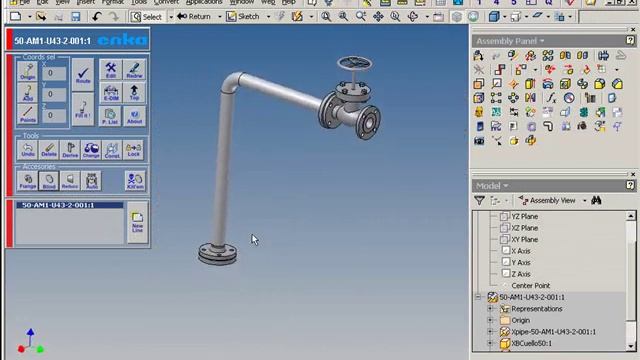 Autodesk Inventor Piping via VBA смотреть онлайн
