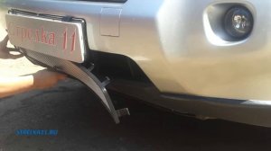 Защита радиатора для NISSAN X-TRAIL 2007-2010г.в. (Черный) - strelka11.ru