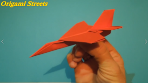 Как сделать самолёт из бумаги. Оригами самолёт F16 из бумаги.mp4