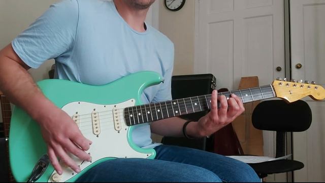 Fender Japan ST 62RI Surf Green Demo by session guitarist Robin Burrows смотреть онлайн
