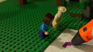 3Д Ручка ФНАФ и Лего Нубик Майнкрафт Мультики LEGO Minecraft Видео Мультфильмы для Детей 1