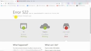 Error 522 connection timed out problem solved | error 522 | error522 #error522