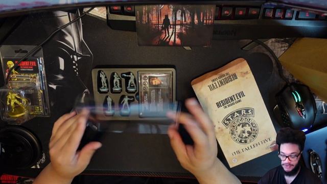 Resident Evil the Board Game by @Steamforged Unboxing and Overview with Mocha Bear!