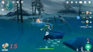 Genshin Impact - Сбор фей на Драконьем Хребте | Finding Mysterious Seelie on Dragonspine | Г.14