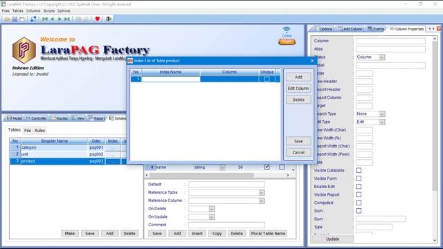 Membuat Migrasi & Tabel pada Laravel 9 Tanpa Ngoding dan PHP Artisan | LaraPAG Factory #2