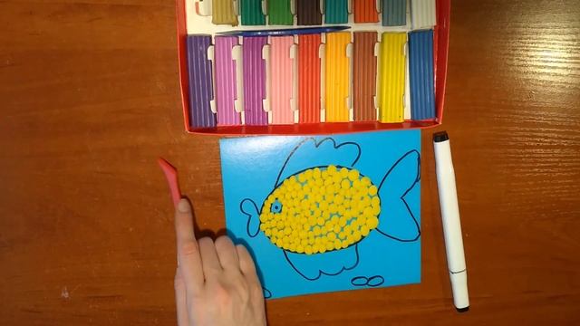 Лепим из пластилина золотую рыбку смотреть онлайн