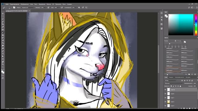 Перерисовываю работы подписчиков! Часть 2 смотреть онлайн