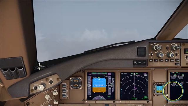Навои - Вена. Глазами пилотов. Korean Air Cargo. Boeing 777 Freighters. [FSX 1080p 60fps]