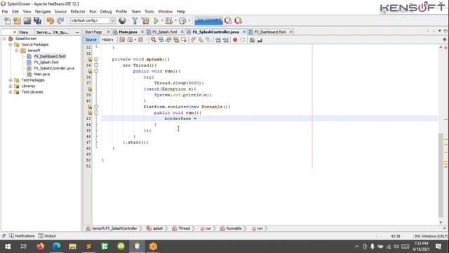 JavaFX Tutorial: Splash Screen in JavaFX using NetBeans IDE смотреть онлайн