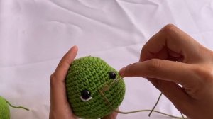 Esfera navideña amigurumi- Grinch