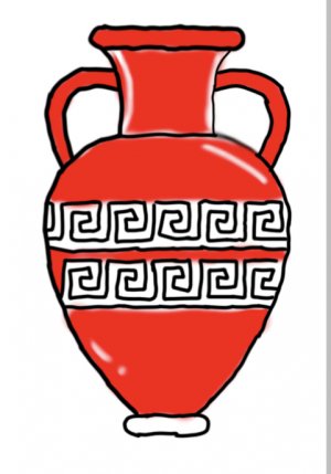 Чернофигурная ваза Древней Греции. 5 класс урок ИЗО