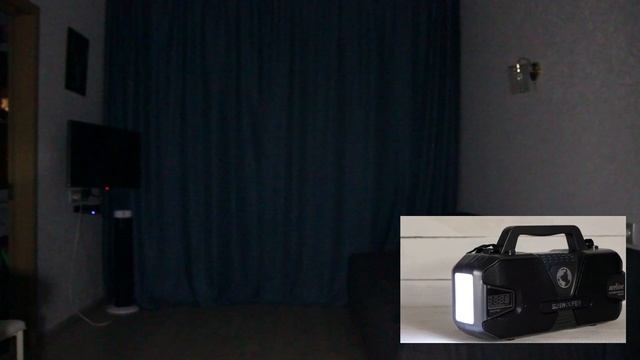 Пример работы фонарика портативной аудиосистемы Aceline APS500 смотреть онлайн