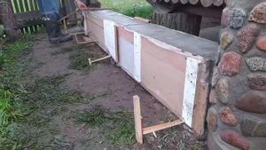 Забор из камня