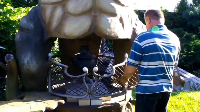 Камин-дракон из бетона! смотреть онлайн