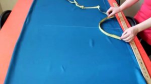 Урок-4: конструирование юбки солнце на ткани (практика)