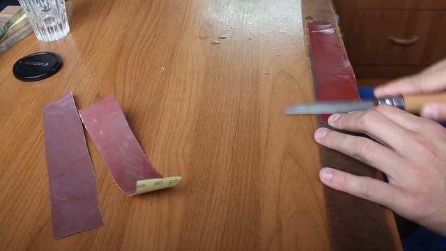 Время точить ! Точим Opinel в линзу наждачкой  ! Быстро, дёшево и остро !