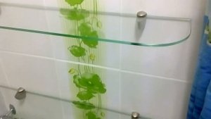 Стеклянная полочка в ванную ,дешево, практично, симпатично