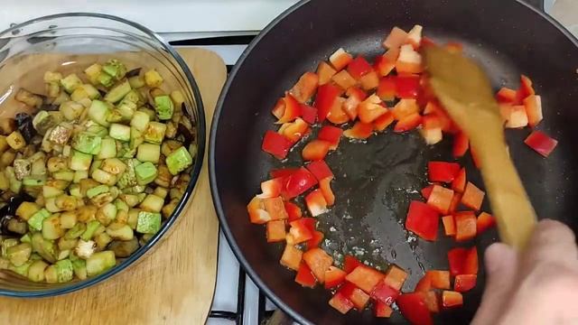 Французский рататуй на сковороде - отличный гарнир к любому мясу смотреть онлайн