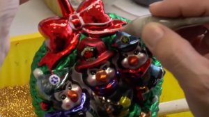 Стеклянные ёлочные игрушки Christopher Radko