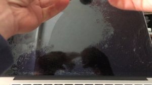 Удаление антибликового покрытия с экрана Macbook Pro