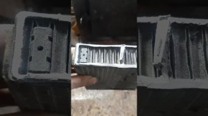 Радиатор печки фирмы SAT марк 2 90 в разрезе