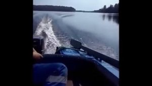 Покатушки на лодке прогресс с мотором Tohatsu 15.