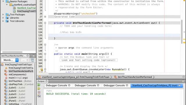 [Học java cơ bản] Hướng dẫn lập trình java desktop, chương trình tính toán смотреть онлайн