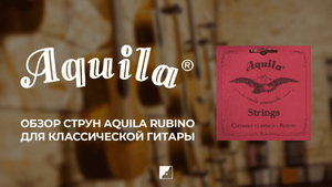 Обзор струн для классической гитары AQUILA 134C