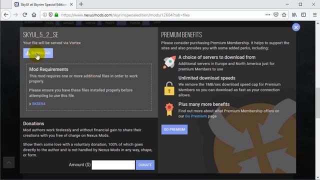 How to Install and use MODS like SkyUI in Cracked Skyrim Special Edition смотреть онлайн